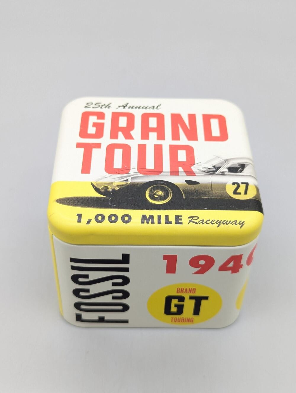 Fossil Grand Tour Limited Edition Watch Tin Metal Box Case Holder No Watch